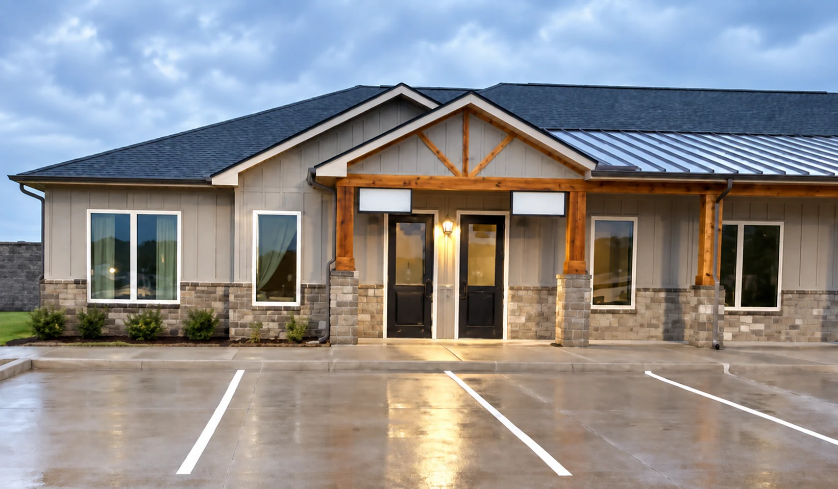 Front entry at Traders Office Park